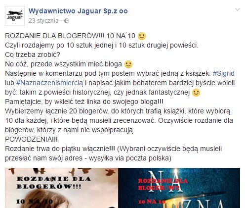 zarabianie na blogu książkowym — wydawnictwa