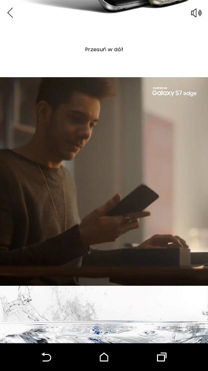 Facebook Canvas &ndash; przykład Galaxy s7