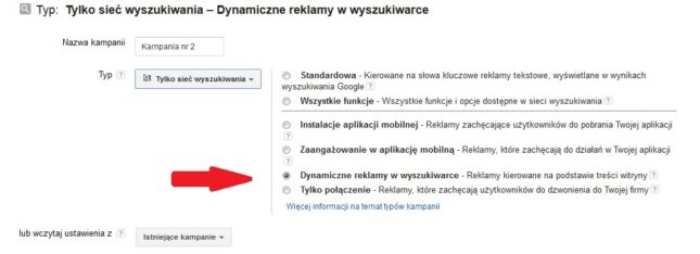 Dynamiczne reklamy tekstowe