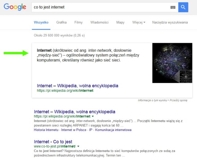 featured snippets
