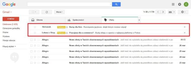 Gmail Sponspored Promotion (GSP)