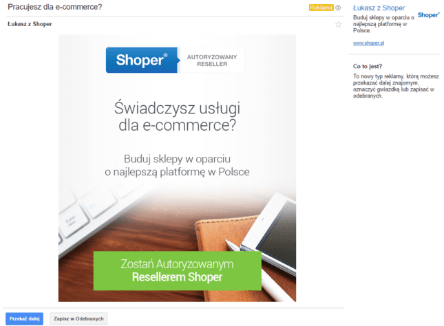 Gmail Sponspored Promotion (GSP)