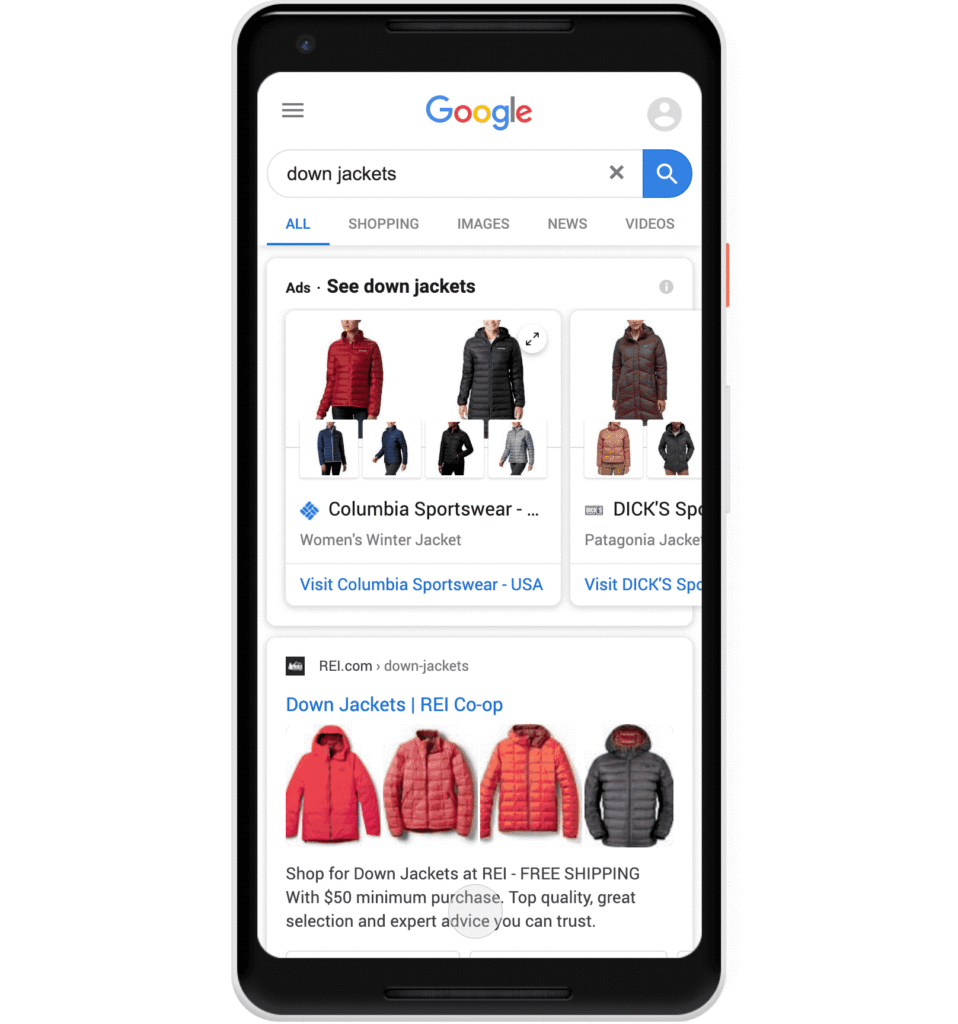 porównywarka produktów google