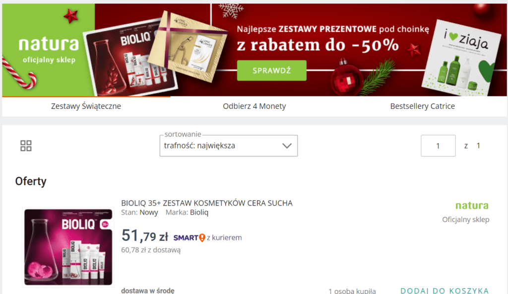 Banner promocyjny na Allegro