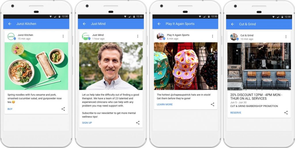 wpisy Google moja firma