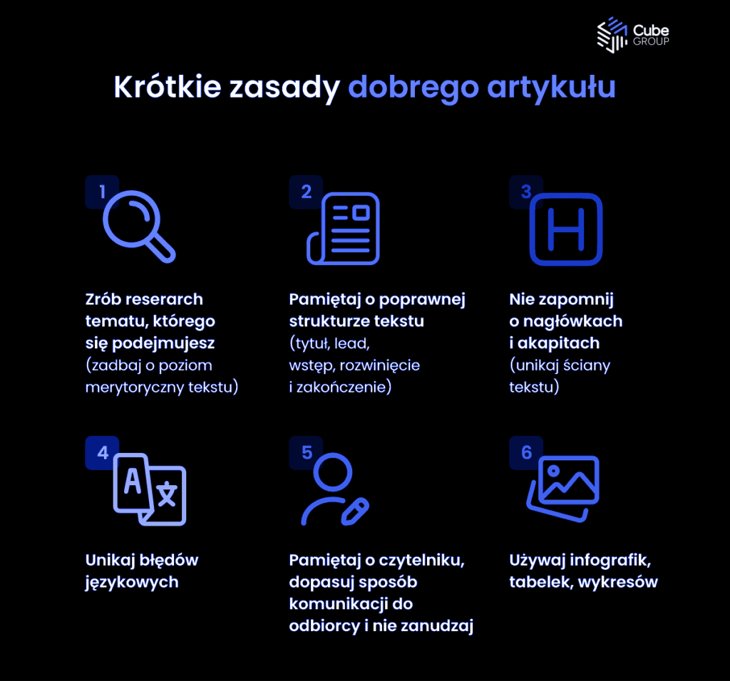 Zasady dobrego artykułu