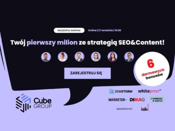 Tw&oacute;j pierwszy milion ze strategią SEO&Content!